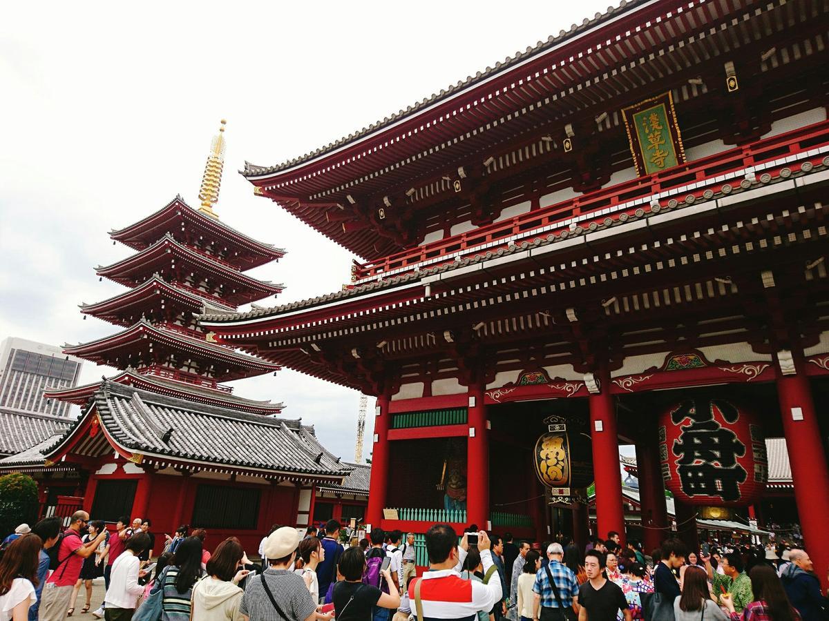 ぷふか浅草 Hotell Tokyo prefektur Exteriör bild